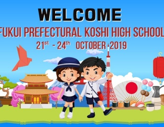 ยินดีต้อนรับคณาจารย์และนักเรียนจาก Fukui Prefectural Koshi High School, Japan
