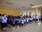 กิจกรรมหน้าเสาธง &quot;กิจกรรมต้อนรับน้องน้อยป.1 KUSMP29&quot; Image 10