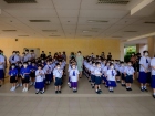 กิจกรรมหน้าเสาธง &quot;กิจกรรมต้อนรับน้องน้อยป.1 KUSMP29&quot; Image 11
