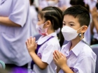 กิจกรรมหน้าเสาธง &quot;กิจกรรมต้อนรับน้องน้อยป.1 KUSMP29&quot; Image 41