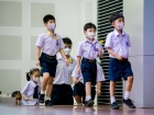 กิจกรรมหน้าเสาธง &quot;กิจกรรมต้อนรับน้องน้อยป.1 KUSMP29&quot; Image 75