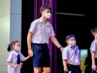 กิจกรรมหน้าเสาธง &quot;กิจกรรมต้อนรับน้องน้อยป.1 KUSMP29&quot; Image 78