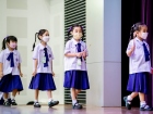 กิจกรรมหน้าเสาธง &quot;กิจกรรมต้อนรับน้องน้อยป.1 KUSMP29&quot; Image 79