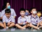 กิจกรรมหน้าเสาธง &quot;กิจกรรมต้อนรับน้องน้อยป.1 KUSMP29&quot; Image 92
