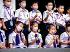 กิจกรรมหน้าเสาธง &quot;กิจกรรมต้อนรับน้องน้อยป.1 KUSMP29&quot; Image 266