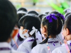 กิจกรรมหน้าเสาธง &quot;กิจกรรมต้อนรับน้องน้อยป.1 KUSMP29&quot; Image 18