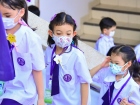 กิจกรรมหน้าเสาธง &quot;กิจกรรมต้อนรับน้องน้อยป.1 KUSMP29&quot; Image 24