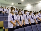 กิจกรรมหน้าเสาธง &quot;กิจกรรมต้อนรับน้องน้อยป.1 KUSMP29&quot; Image 44