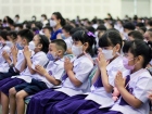 กิจกรรมทำบุญตักบาตรข้าวสารอาหารแห้ง ปีการศึกษา 2566 ครั้งที่ ... Image 243