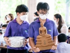 กิจกรรมทำบุญตักบาตรข้าวสารอาหารแห้ง ปีการศึกษา 2566 ครั้งที่ ... Image 96