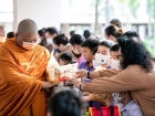 กิจกรรมทำบุญตักบาตรข้าวสารอาหารแห้ง ปีการศึกษา 2566 ครั้งที่ ... Image 99