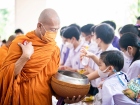 กิจกรรมทำบุญตักบาตรข้าวสารอาหารแห้ง ปีการศึกษา 2566 ครั้งที่ ... Image 121