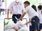 กิจกรรมทำบุญตักบาตรข้าวสารอาหารแห้ง ปีการศึกษา 2566 ครั้งที่ ... Image 124