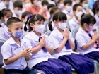 กิจกรรมทำบุญตักบาตรข้าวสารอาหารแห้ง ปีการศึกษา 2566 ครั้งที่ ... Image 176