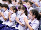 กิจกรรมทำบุญตักบาตรข้าวสารอาหารแห้ง ปีการศึกษา 2566 ครั้งที่ ... Image 190