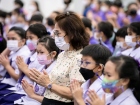 กิจกรรมทำบุญตักบาตรข้าวสารอาหารแห้ง ปีการศึกษา 2566 ครั้งที่ ... Image 202