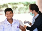 โครงการฉีดวัคซีนป้องกันมะเร็งปากมดลูก (HPV) เข็มที่ 1 ของนัก ... Image 175