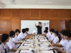 กิจกรรม “การเขียนพู่กันญี่ปุ่น (Shodo)” สำหรับนักเรียนระดับช ... Image 71