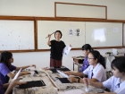กิจกรรม “การเขียนพู่กันญี่ปุ่น (Shodo)” สำหรับนักเรียนระดับช ... Image 80
