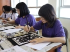 กิจกรรม “การเขียนพู่กันญี่ปุ่น (Shodo)” สำหรับนักเรียนระดับช ... Image 125