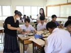 กิจกรรม “การเขียนพู่กันญี่ปุ่น (Shodo)” สำหรับนักเรียนระดับช ... Image 141