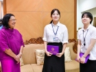 พิธีมอบประกาศนียบัตรให้แก่นิสิตฝึกประสบการณ์สอนภาษาญี่ปุ่นจา ... Image 23