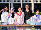 พิธีทำบุญตักบาตร เนื่องในวันขึ้นปีใหม่ ปีพุทธศักราช 2568 Image 28