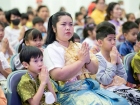 พิธีทำบุญตักบาตร เนื่องในวันขึ้นปีใหม่ ปีพุทธศักราช 2568 Image 177