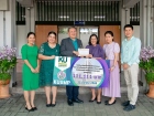 การส่งมอบเงินบริจาคเพื่อสมทบทุนการก่อสร้างอาคารโรงพยาบาลเกษต ... Image 2