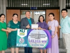 การส่งมอบเงินบริจาคเพื่อสมทบทุนการก่อสร้างอาคารโรงพยาบาลเกษต ... Image 4