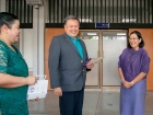 การส่งมอบเงินบริจาคเพื่อสมทบทุนการก่อสร้างอาคารโรงพยาบาลเกษต ... Image 9