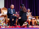 พิธีมอบประกาศนียบัตรแก่ผู้สำเร็จการศึกษาตามหลักสูตรการศึกษาข ... Image 86