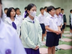 พิธีแสดงตนเป็นพุทธมามกะและการบริหารจิตเจริญปัญญา ระดับชั้นปร ... Image 155