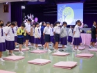 พิธีแสดงตนเป็นพุทธมามกะและการบริหารจิตเจริญปัญญา ระดับชั้นปร ... Image 171