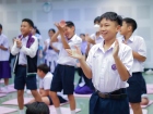 พิธีแสดงตนเป็นพุทธมามกะและการบริหารจิตเจริญปัญญา ระดับชั้นปร ... Image 279