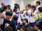 พิธีแสดงตนเป็นพุทธมามกะและการบริหารจิตเจริญปัญญา ระดับชั้นปร ... Image 322
