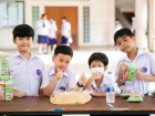 กิจกรรมทำบุญตักบาตรข้าวสารอาหารแห้ง ครั้งที่ 3 ภาคต้น ปีการศ ... Image 34