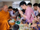 กิจกรรมทำบุญตักบาตรข้าวสารอาหารแห้ง ครั้งที่ 3 ภาคต้น ปีการศ ... Image 100
