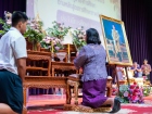 พิธีมอบประกาศนียบัตรหลักสูตรการศึกษาภาคบังคับ ปีการศึกษา 256 ... Image 8