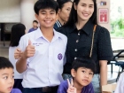 พิธีทำบุญตักบาตร เพื่อถวายเป็นพระราชกุศลแด่ สมเด็จพระนางเจ้า ... Image 74