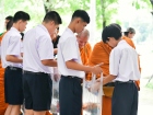 พิธีทำบุญตักบาตร เพื่อถวายเป็นพระราชกุศลแด่ สมเด็จพระนางเจ้า ... Image 163