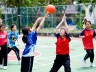 การแข่งขันกีฬาแชร์บอล ระดับชั้น ป.4 - ป.5 โครงการกีฬาสีสัมพั ... Image 84