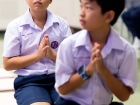 พิธีแสดงตนเป็นพุทธมามกะ ระดับชั้น ป.6 ปีการศึกษา 2569 Image 13