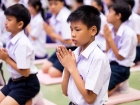 พิธีแสดงตนเป็นพุทธมามกะ ระดับชั้น ป.6 ปีการศึกษา 2569 Image 19