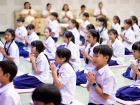 พิธีแสดงตนเป็นพุทธมามกะ ระดับชั้น ป.6 ปีการศึกษา 2569 Image 27
