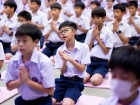 พิธีแสดงตนเป็นพุทธมามกะ ระดับชั้น ป.6 ปีการศึกษา 2569 Image 33
