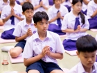 พิธีแสดงตนเป็นพุทธมามกะ ระดับชั้น ป.6 ปีการศึกษา 2569 Image 53