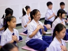 พิธีแสดงตนเป็นพุทธมามกะ ระดับชั้น ป.6 ปีการศึกษา 2569 Image 98