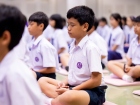 พิธีแสดงตนเป็นพุทธมามกะ ระดับชั้น ป.6 ปีการศึกษา 2569 Image 103
