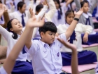 พิธีแสดงตนเป็นพุทธมามกะ ระดับชั้น ป.6 ปีการศึกษา 2569 Image 122